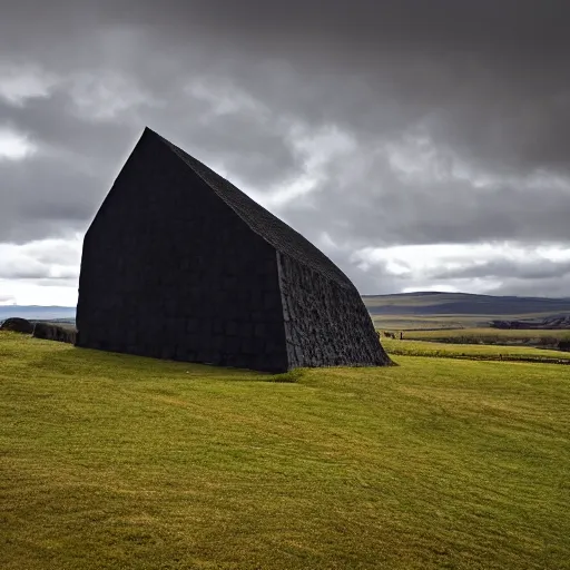 Prompt: scottish blackhouse designed by marcel breuer, fujinon premista 1 9 - 4 5 mm