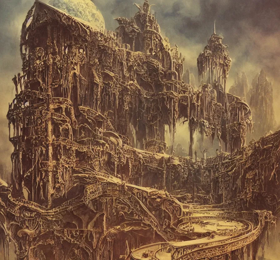 Image similar to estrange calligraphy, detailed, medieval, scary, matte painting bruce pennington, high detail, dramatic, blood letter, infographic, textbook, specimens, hortorium, scientific study