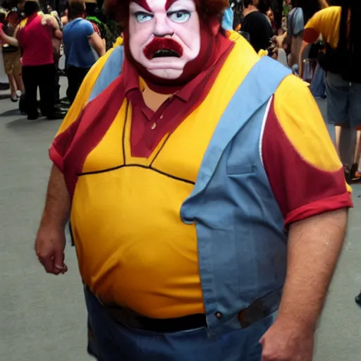 Image similar to Full-Cosplay Wario, played by George Wendt, 2011 Comic-Con, blog-photo