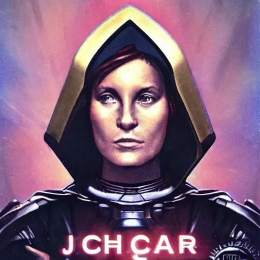 Image similar to sci - fi joan of arc
