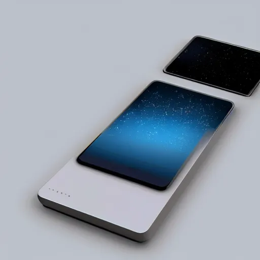 Image similar to a smatphone concept by elon musk, realistic