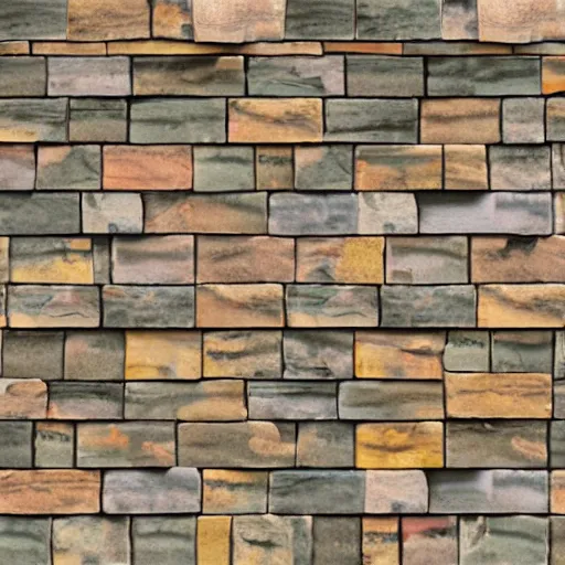 Image similar to a painterly stylized stone cladding texture