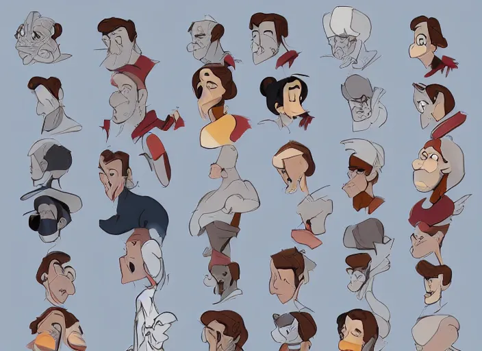 Image similar to disney character design pipeline test