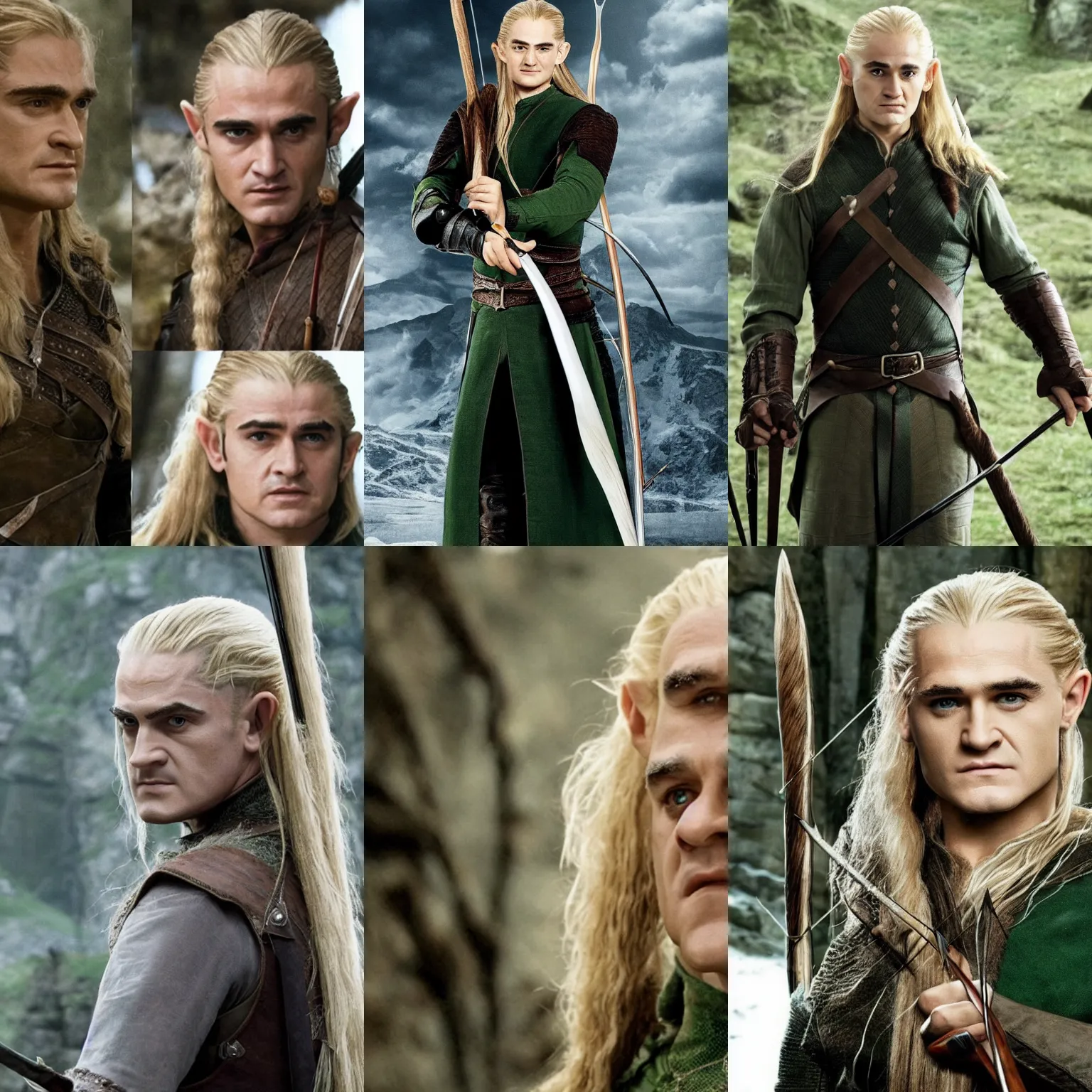 Prompt: Legolas portrayed by Danny Devito