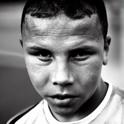 Prompt: real ronaldo by steve mccurry, head and shoulders, faint smile