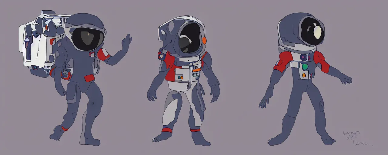 Prompt: astronaut monkey with no helmet, evangelion, concept art, 4 k