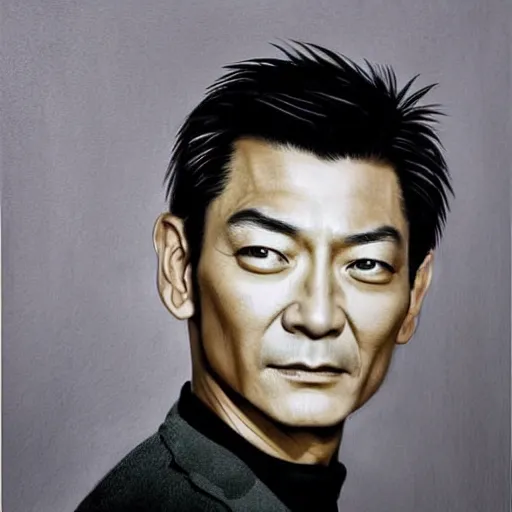 Image similar to selfie photo,actor andy lau , photorealistic, hyperrealism, hyperrealistic, highly detailed