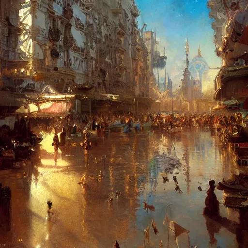 Image similar to detailed cinematic wide shot of milano, ultra realistic, spring light, painting by gaston bussiere, craig mullins, j. c. leyendecker