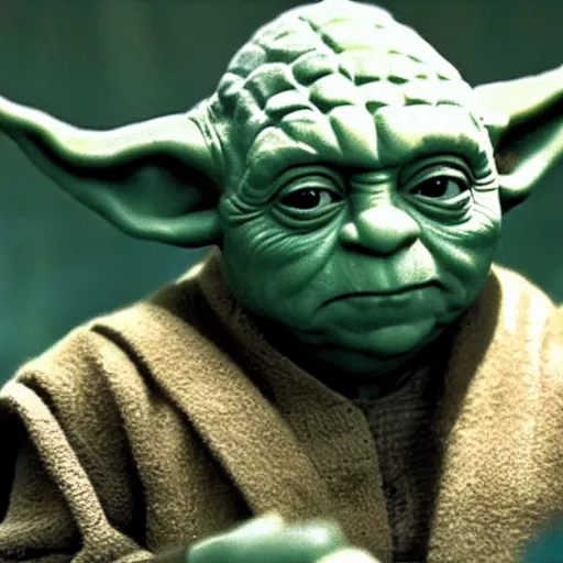 Image similar to danny devito as yoda in star wars episode 3, 8k resolution, full HD, cinematic lighting, award winning, anatomically correct