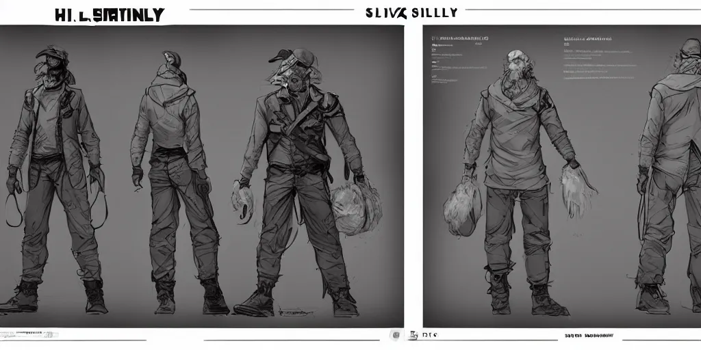 Image similar to h. levi smiley character sheet, concept design, contrast, kim jung gi, greg rutkowski, zabrocki, karlkka, jayison devadas, trending on artstation, 8 k, ultra wide angle, pincushion lens effect