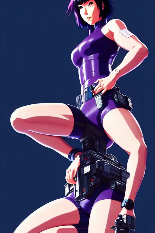 Prompt: a fullbody portrait of motoko kusanagi on top of a tachikoma : : stand alone complex, ghost in the shell, netflix : : by ilya kuvshinov, rossdraws, artgerm, sola digital arts, anti aliasing, raytracing : :