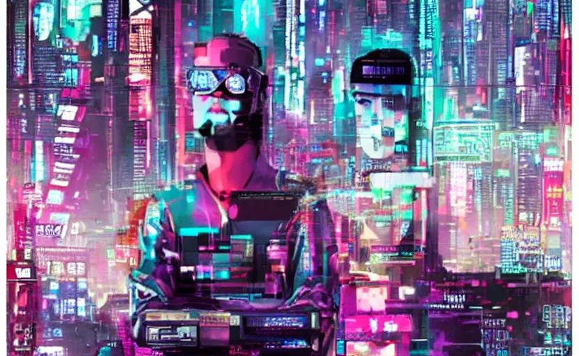 Image similar to Cyberpunk Rickroll