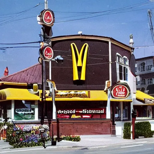 Image similar to photo of McDonald’s restaurant cathedral