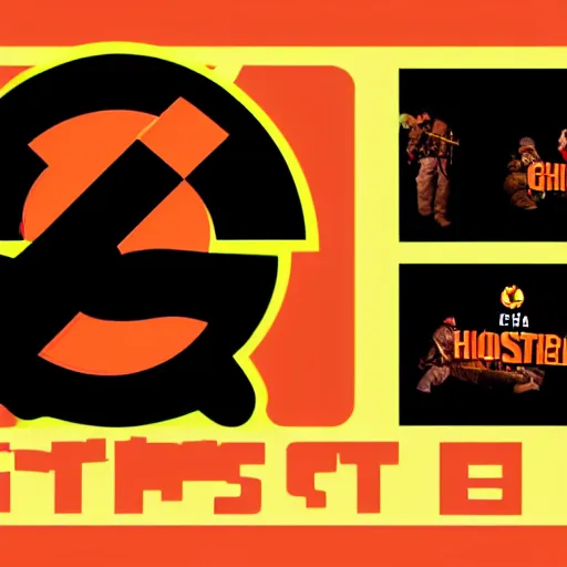 Prompt: ghostbuster logo, high detail
