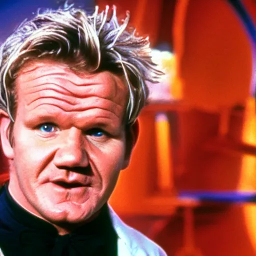 Image similar to Gordon Ramsay in Willy Wonka and the Chocolate Factory (1971)