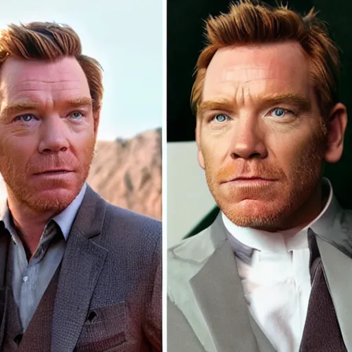 Prompt: ewan mcgregor as a giant egg, anthropomorphism, realistic, coherent,