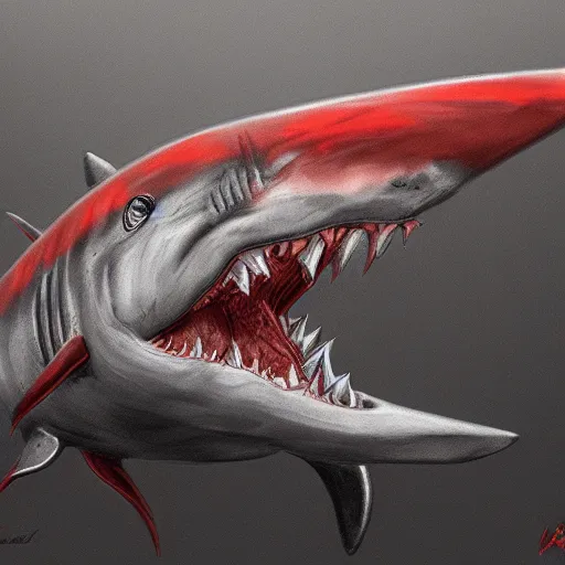 Image similar to flaming sharknado, highly detailed, realistic, trending on art station