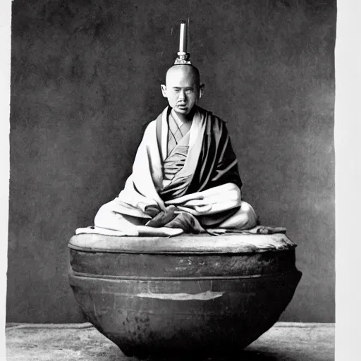 platon photograph of a levitating tibetan monk | Stable Diffusion | OpenArt