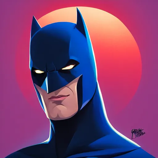 Image similar to face icon stylized minimalist batman, loftis, cory behance hd by jesper ejsing, by rhads, makoto shinkai and lois van baarle, ilya kuvshinov, rossdraws global illumination