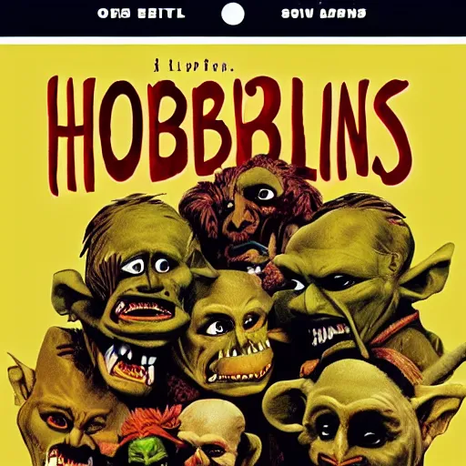 Prompt: Hobgoblins (1988) Criterion collection bluray cover