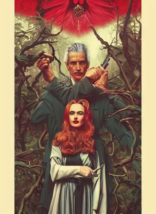 Image similar to twin peaks poster art, the physical embodiment of the concept of rot, old retro pulp, by michael whelan, rossetti bouguereau, artgerm, nostalgic, old fashioned