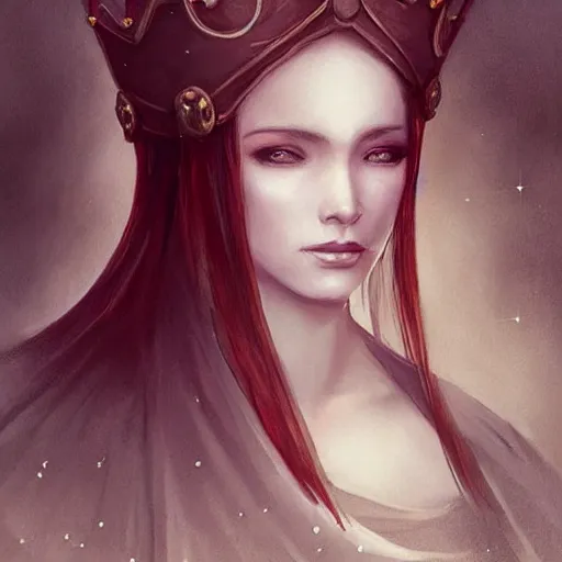 Image similar to beautiful young medieval queen by charlie bowater