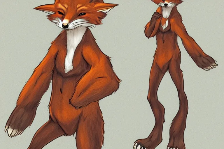 Image similar to an anthropomorphic fox, fursona!!! by don bluth, by kawacy, trending on artstation, full body