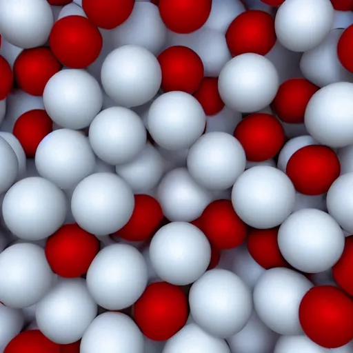 Image similar to beautiful ocean wave of white and red baseballs, 4k, surreal