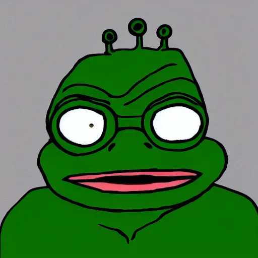 Pepe the frog as a chad meme, hyperrealistic, 8k