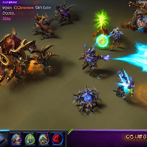 Image similar to heroes of the storm, game review, screenshot, high quality