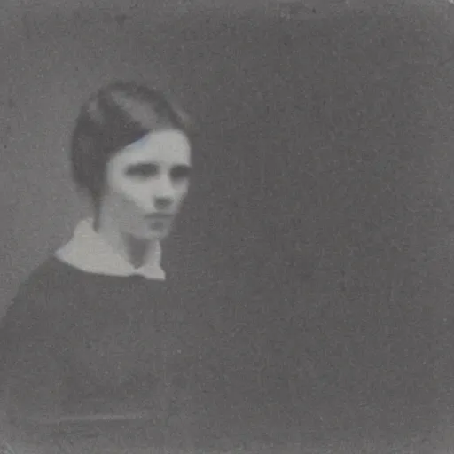 Image similar to first photograph ever taken, grainy, blurry, 1840s