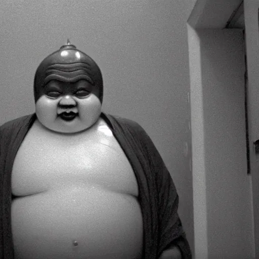 Image similar to A still of Budai in The Shining