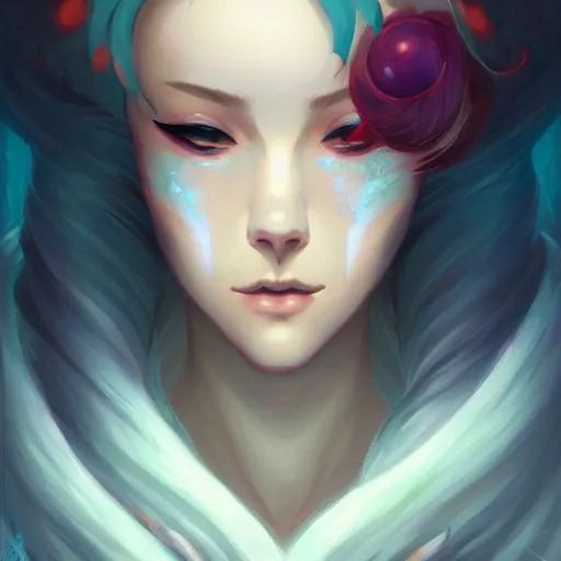 Prompt: a portrait of a beautiful shodan, art by lois van baarle and loish and ross tran and rossdraws and sam yang and samdoesarts and artgerm and saruei, digital art, highly detailed, intricate, sharp focus, trending on artstation hq, deviantart, unreal engine 5, 4 k uhd image