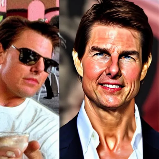 Prompt: Tom Cruise as Big Chungus