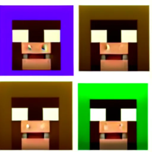 Image similar to Faces of minecraft players