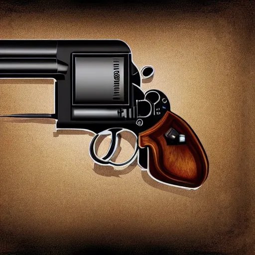 Image similar to an electricity powered revolver, concpet digital art, detailed, perfect, 4k