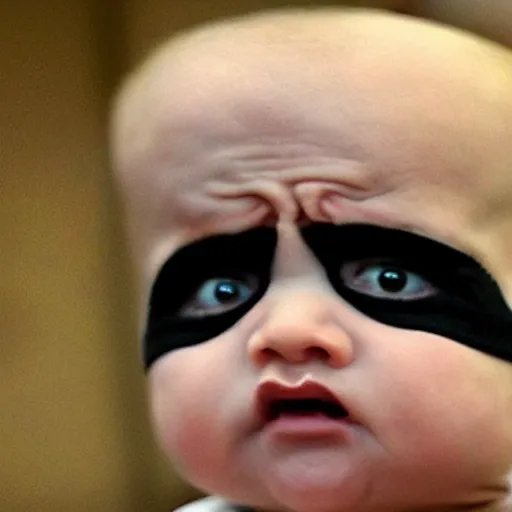 Prompt: angry baby nazi