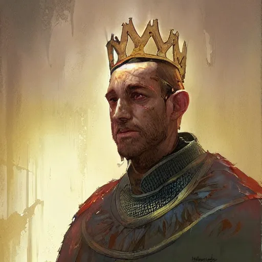 Image similar to Richard the Lionheart portrait by Marc Simonetti