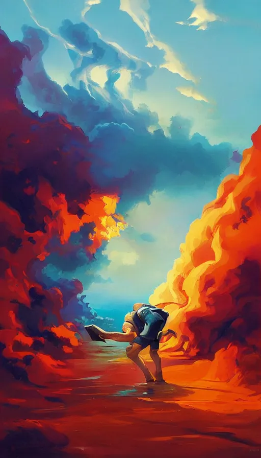 Prompt: rage, by rhads