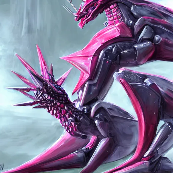 Image similar to very close up foot shot, hyperdetailed elegant beautiful stunning anthropomorphic mecha female dragon showing exquisite sharp dragon soles close to camera, laying on sand, detailed foot shot, sharp claws, sharp silver armor, fuchsia skin, dragon art, warframe destiny fanart, paw art, furry paws, furaffinity, deviantart, octane, ekasportal