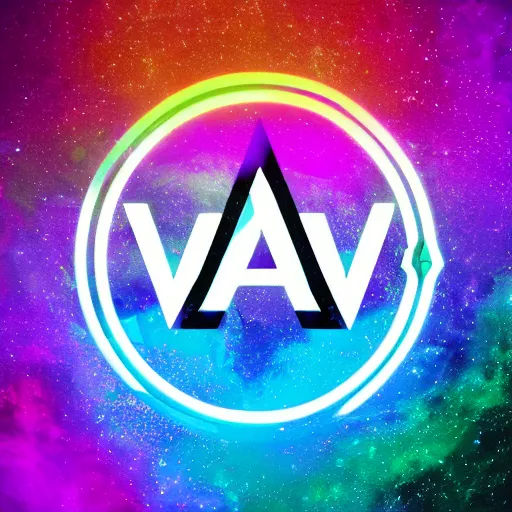 Image similar to a and w vaporwave logo, colorful, digital art, cosmic, 3 d high definition, trending on art station, photorealistic, high resolution, 8 k, octane, hyper detailed, insane details, intricate, elite, ornate, elegant trend, highly detailed and intricate, sharp focus, photography, unreal engine