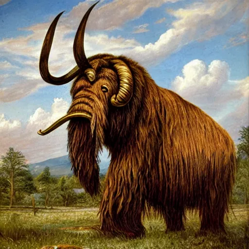 Image similar to a honey mammoth