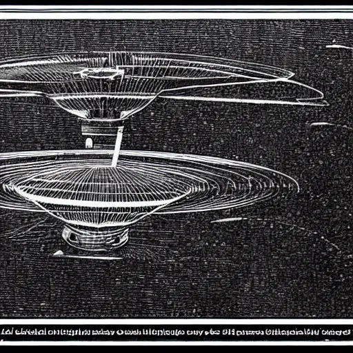 Prompt: Leonardo da Vinci's technical sketch of UFO Field-Propulsion Technology , highly detailed