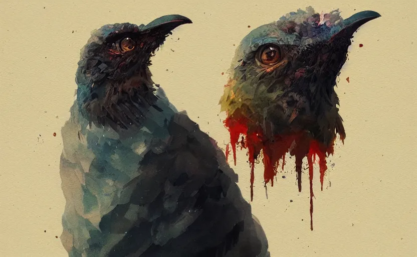 Prompt: a painting of delibirb 6 6 6 trending on artstation in the style of greg rutkowski, 3 d, watercolor, male, portrait, wisdom