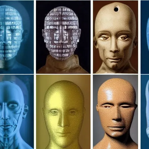 Image similar to evolution of man through artificial intelligence