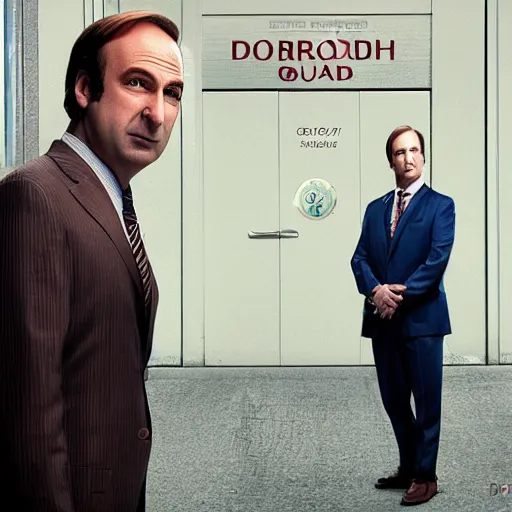 Prompt: Doordasher Saul goodman