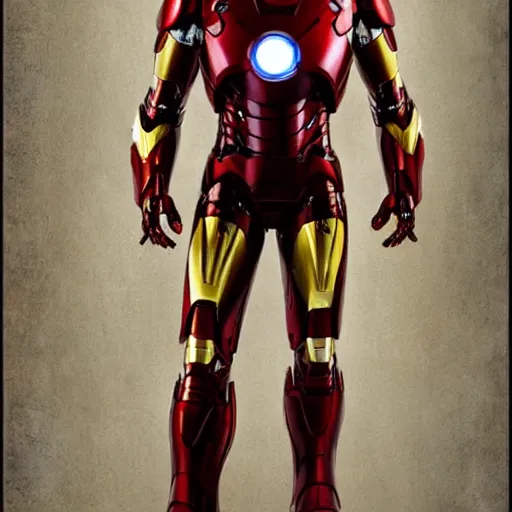 Image similar to winston churchill as iron man, highly detailed, full length portrait, photorealistic face, hd