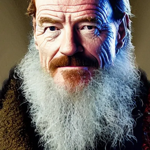 Image similar to Bryan Cranston as a wizard