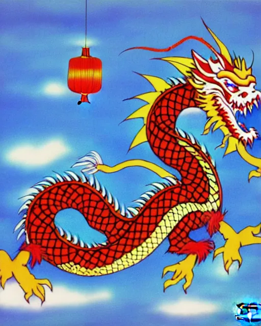 Prompt: chinese dragon by toriyama akira