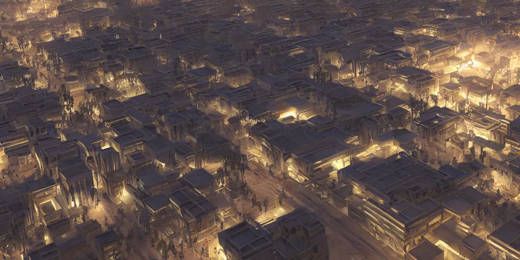 Image similar to Futuristic Marrakech city in Morocco, beautiful dynamic lighting, cinematic, wide angle establishing shot, extremely high detail, photo realistic, cinematic lighting, post processed, concept art, artstation, matte painting, style by eddie mendoza, raphael lacoste, alex ross, volumetric lighting, light rays, photorealistic, ultrarealistic, moody, coronarender, 8k